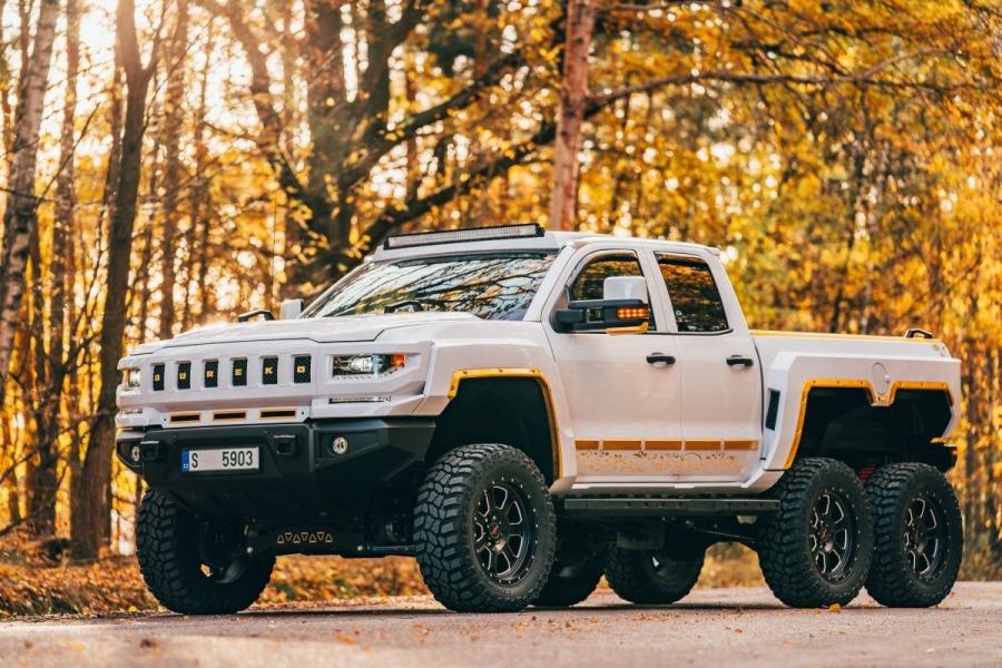 Chevrolet Silverado 1500 6x6 by Bureko 2020 года  (фото 10 из 23)